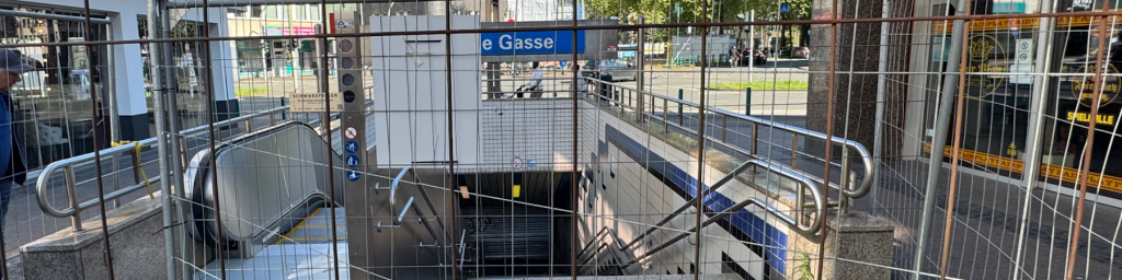 Countdown bis zum 31.3.2026…<br>Eröffnung U-Bahn-Station Steinsche Gasse?<br>Demo am 25.03.2026 um 16:30 Uhr